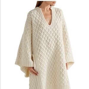 Chloe Oversized Cable Knit Sweater Dress